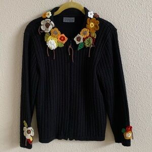 CANELA PURA Sweater 3d floral 🌴